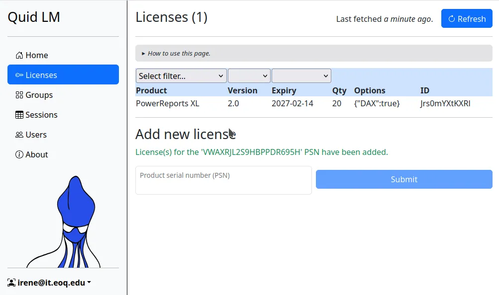 Successful activation